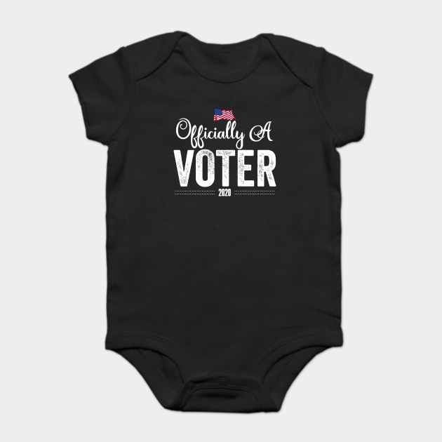 Officially A Voter Baby Bodysuit by belownormal